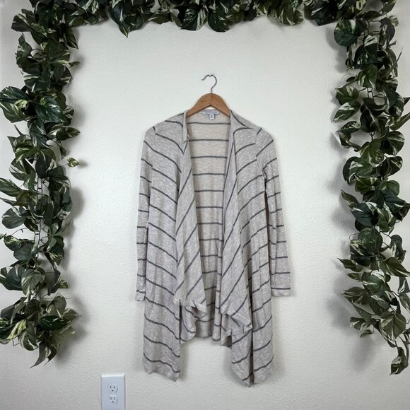 American Eagle Outfitters Long Sleeve Knit Open Cardigan Stripe Women’s Size XS - Picture 1 of 8